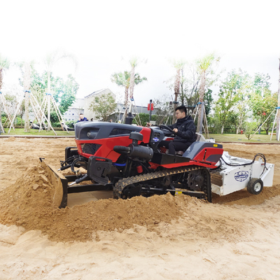 Strandreinigingsmachine 150 mm tractor aangedreven milieuveger voor effectief reinigen