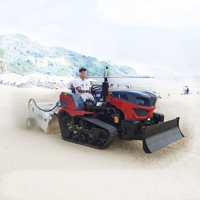 Gemakkelijk te hanteren 1200 Hydraulisch gecontroleerde trillingsscherm Sand Beach Reiniging Machines