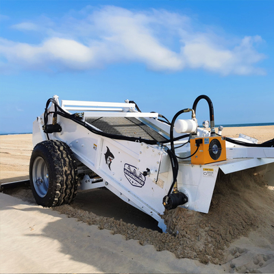 70 pk tractor bevestiging 1400 mm roestvrij staal scherm strandreiniger voor het reinigen van zand